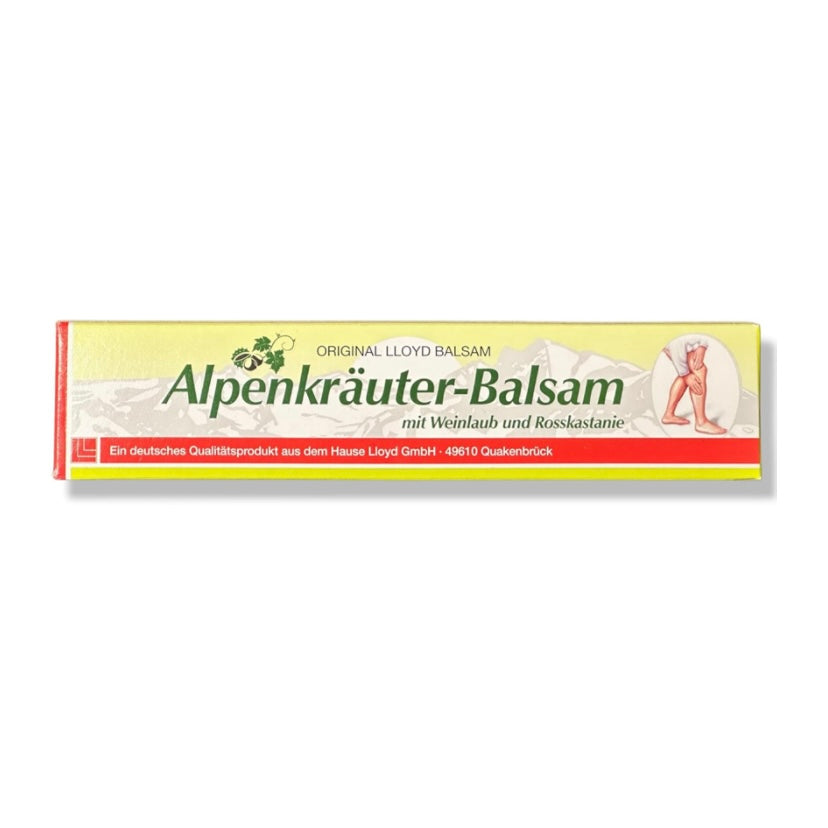 Alpenkräuter-Balsam mit Weinlaub und Rosskastanie Gel 200ml Tube