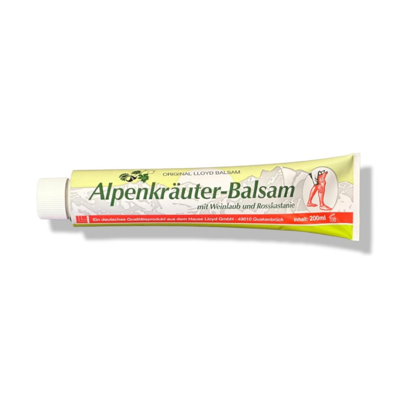 Alpenkräuter-Balsam mit Weinlaub und Rosskastanie Gel 200ml Tube