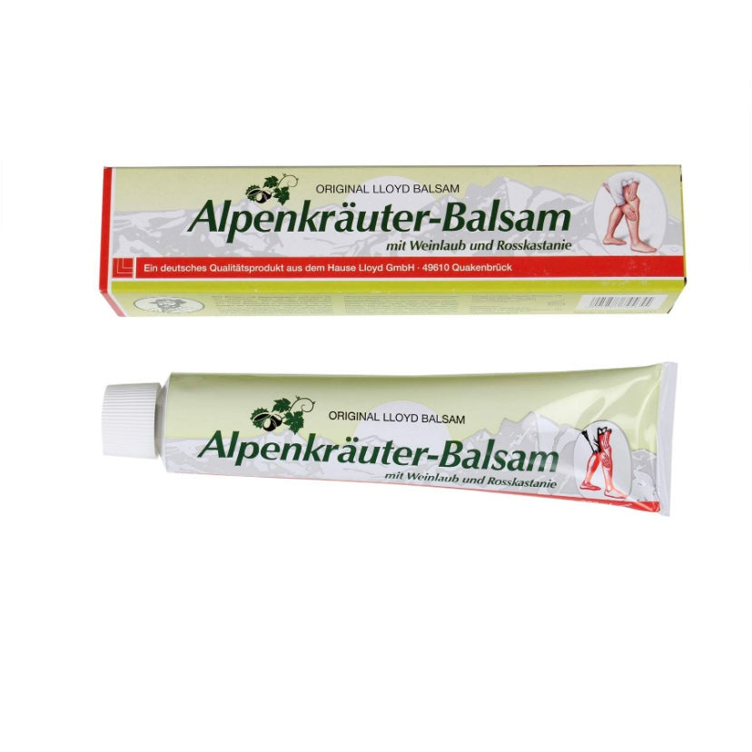 Alpenkräuter-Balsam mit Weinlaub und Rosskastanie Gel 200ml Tube